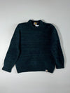 Carhartt WIP Chunky Knit Sweater – Dark Green Marl (S)