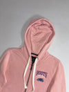 Roots Athletics | Pink Script Sleeve Zip-Up Hoodie (XS)