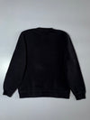 Stüssy Stock Logo Embroidered Black Crewneck Sweatshirt (L/XL)