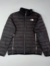 The North Face Quilted Puffer Full-Zip Stand Collar Jacket – Black (M)