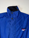 Reebok Vintage Reversible Colourblock Track Jacket – Black/Royal Blue (XL)