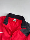 Nike Fit Storm Red Black Windbreaker Track Jacket (L)