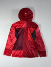 Black Yak Extreme Peak Hooded Puffer Jacket Red  (L)