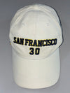San Francisco 30” Cap – White 1992 American Sportswear (Adjustable)