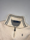 Polo Ralph Lauren Quarter Zip Knit Sweater Cream (Xs)