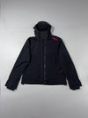 Superdry Japan Windcheater Black & Pink Hooded Jacket (L)