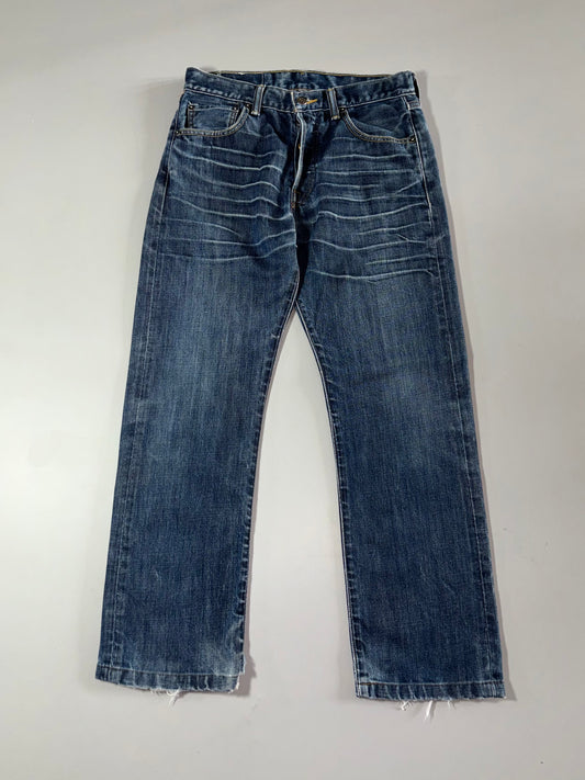 Levi's 501 Straight Leg Jeans – Dark Wash (W:30) (L:39)