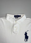 Polo Ralph Lauren Big Pony Custom Slim Fit Polo – White (XL)