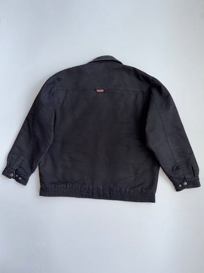 !         Vintage Marlboro Classics Heavy 100% Cotton Jacket | Leather Collar | Work Jacket very rare (XL)