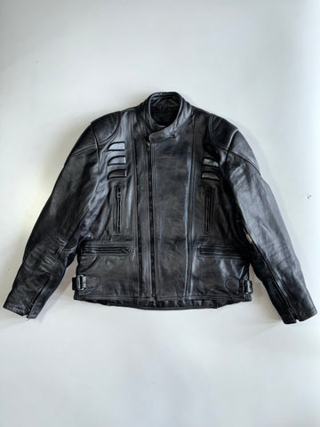 Premium Original Pure Leather Racing Jacket (XL)