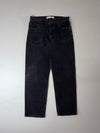 Vintage Levi’s 550 Relaxed Fit Black Denim Jeans (W:34) (L:43)