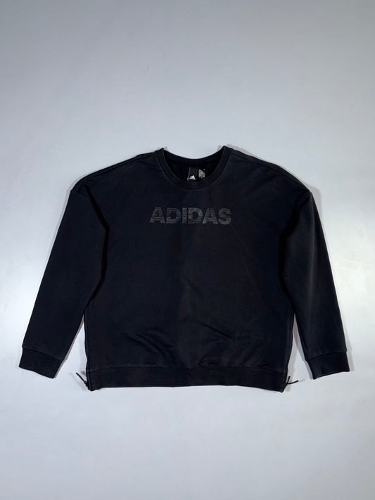 Adidas Off-White Zip-Up Windbreaker Jacket (S)