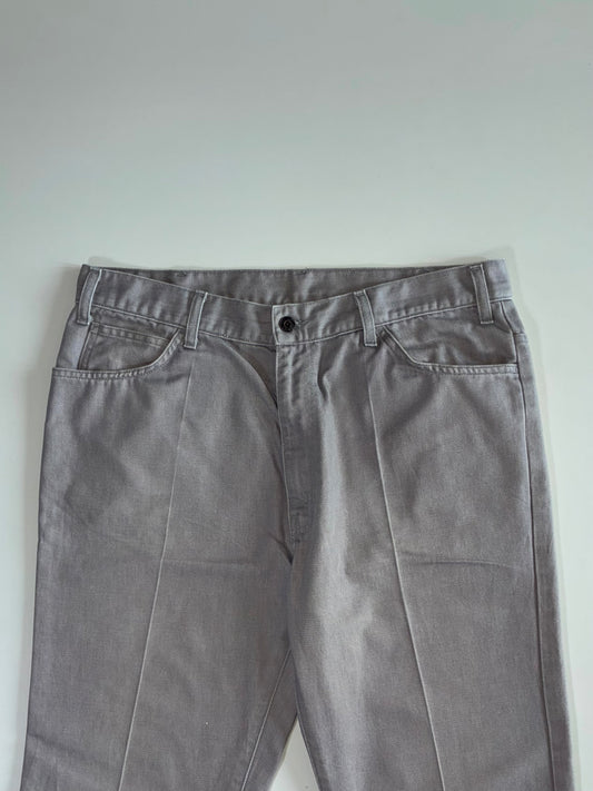 Levi’s Sta-Prest Grey Pleated Trousers (W:36|L:43)