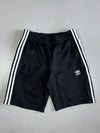 Adidas Black 3-Stripe Track Shorts Elastic (W:30|L:20)