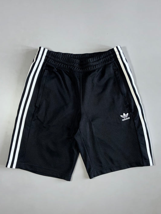 Adidas Black 3-Stripe Track Shorts Elastic (W:30|L:20)