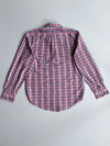 U.S. Polo Assn. Red/Navy Check Cotton Shirt (L)