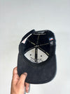 Mitchell & Ness Brooklyn Nets Blackout Script Snapback – Suede Brim (Adjustable)
