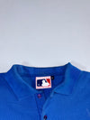 MLB LA Dodgers Long Sleeve Polo Royal Blue (L)