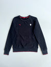 Puma Scuderia Ferrari Quilted-Sleeve Crewneck Sweatshirt”(S)