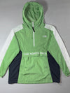 The North Face Green Colorblock Anorak Jacket – Half-Zip Hooded, (XL)