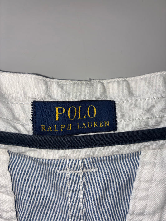 Polo Ralph Lauren Blue Pinstripe Utility Cargo Shorts (W:32) (L:22)