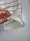Nike Grey Striped Zip Hoodie (L)
