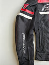 Fastlane Speed Fighter Motorcycle Racing Jacket – Black/Red (L)