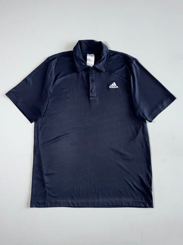 Adidas Performance Logo Polo T-Shirt – Navy Blue (XL)