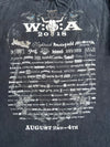 Wacken Open Air W:O:A 2018 Heavy Metal Festival Graphic T-Shirt Faded Black (XL)