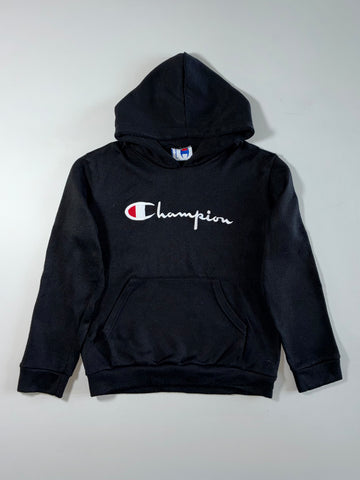 Vintage Champion Big Script Logo Hoodie –(S)