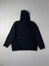 Adidas Originals Black Hoodie with White 3-Stripe Sleeves (2XL)
