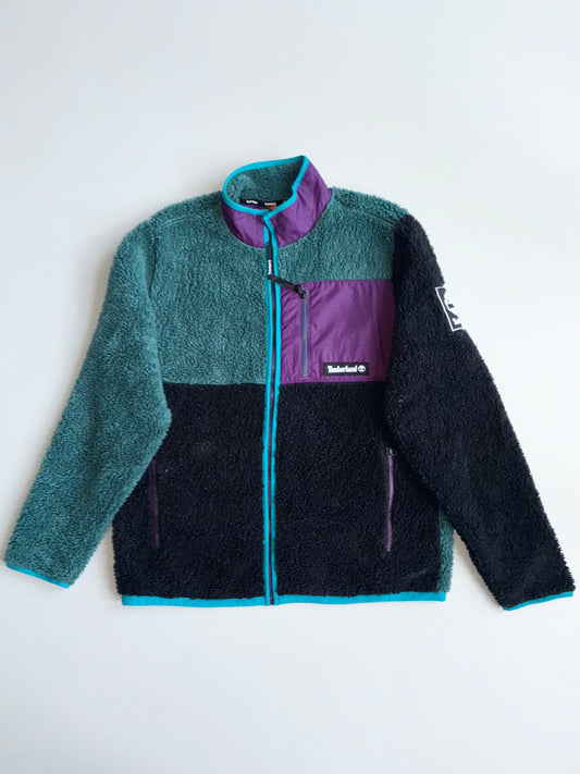 Timberland Colorblock Sherpa Fleece Jacket (XL)