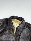 Vintage Dark Brown Leather A-2 Flight Bomber Jacket (XL)