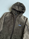 Patagonia Deep Pile Fleece Hooded Jacket – Brown (L)