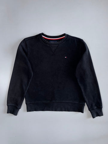 Tommy Hilfiger | Classic Flag Logo Crewneck Sweatshirt | Black (S/M)