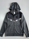 Nike | Tape Logo Zip Hoodie | Black/Grey (L)
