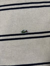 Vintage Lacoste Striped Cotton Knit Sweater (L)