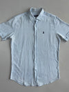 Polo Ralph Lauren | Slim Fit Linen Shirt Light Blue | (S/M)
