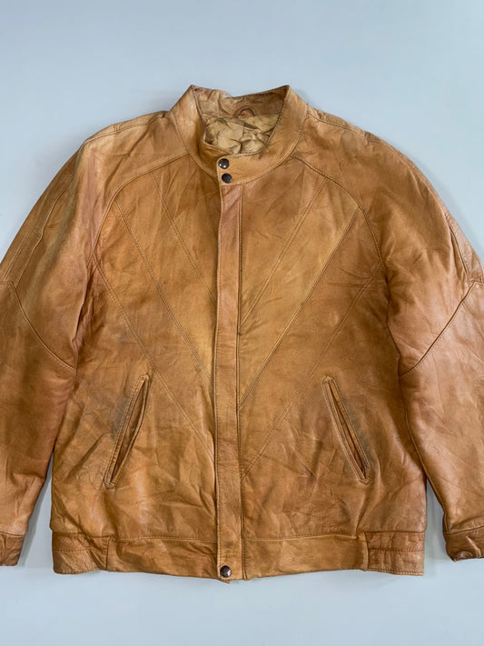 Vintage Brown Premium Original Pure Leather Jacket (L)