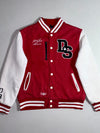 Red & White Varsity Jacket (S/M)