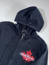 Harley-Davidson Canada 100 Years Zip-Up Hoodie Black (XL)