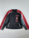 Vintage Racing Leather Moto Jacket (M/L)