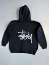 ZVintage Stüssy Black Zip-Up Streetwear Essential (L/XL)