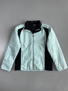 Nike Y2K Light Blue Black Padded Windbreaker Full Zip Jacket(S)