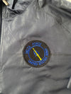 BMW Windbreaker Jacket – Navy Nylon with Army Patch (XL)