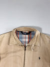 Vintage Polo Ralph Lauren Harrington Jacket – Khaki (Plaid Lined (XL)