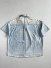 Starter Black Label Light Wash Denim Short Sleeve Work Shirt(2Xl)