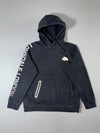 Lonsdale London Charcoal Asymmetric Zip Tech Hoodie (XL)