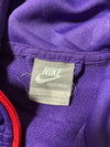Nike Sportswear Purple & Black Hybrid Track Hoodie – Red Zip (S)