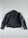 Gino Leathers Classic Biker Jacket (M)